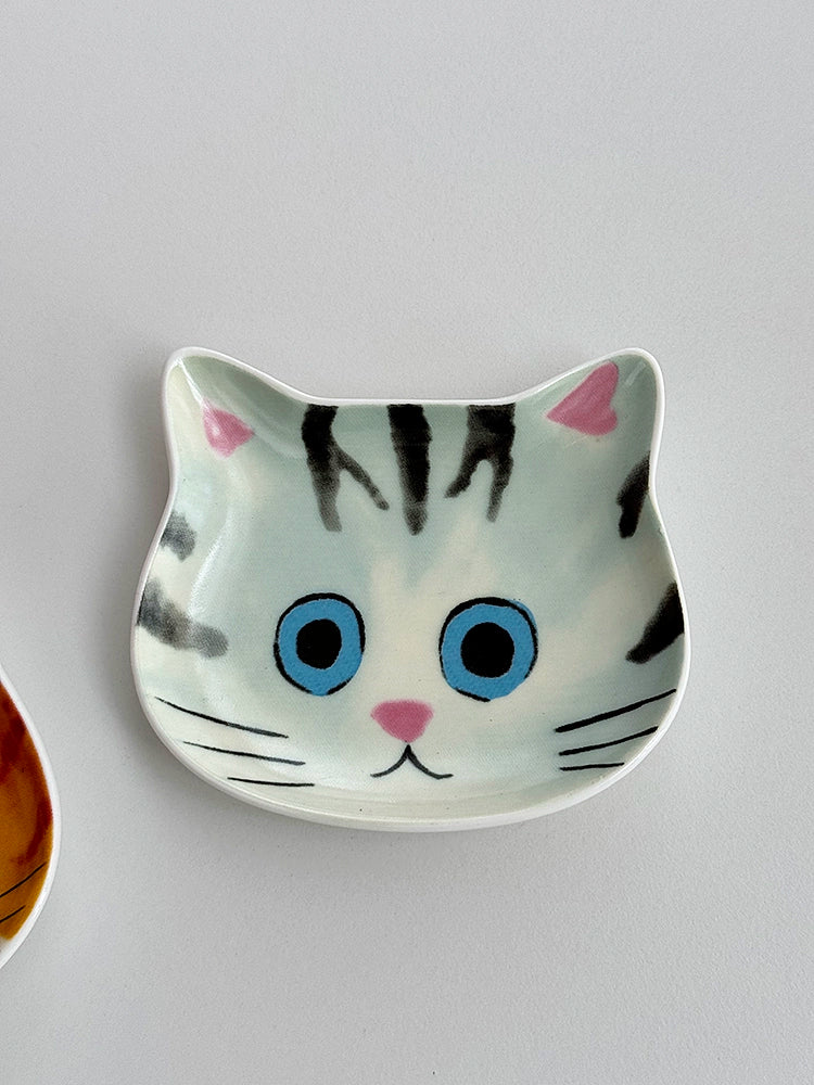 YASUKI Felicity Adorable Ceramic Cat Dish from YASUKI