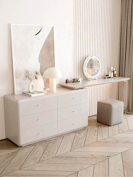FANGYUAN Santiago Modern Cream Luxury Dressing Table from FANGYUAN