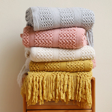 YOULI Seraphina Cozy Boho Knitted Duvet from YOULI