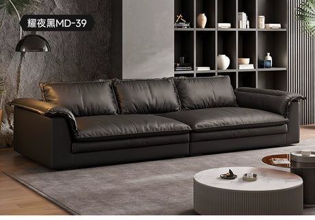 FASATI Jasper Luxurious Deep-Seat Leather Sofa from FASATI