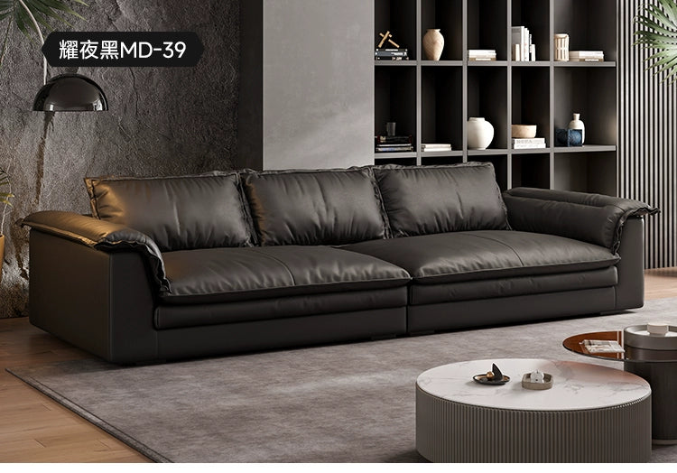 FASATI Jasper Luxurious Deep-Seat Leather Sofa from FASATI