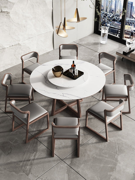 OROMA Cordoba Minimalist Solid Wood Dining Set from OROMA