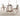 OROMA Cordoba Minimalist Solid Wood Dining Set from OROMA