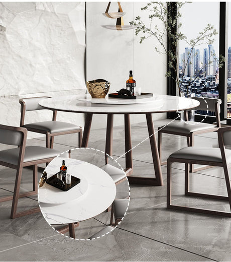 OROMA Cordoba Minimalist Solid Wood Dining Set from OROMA