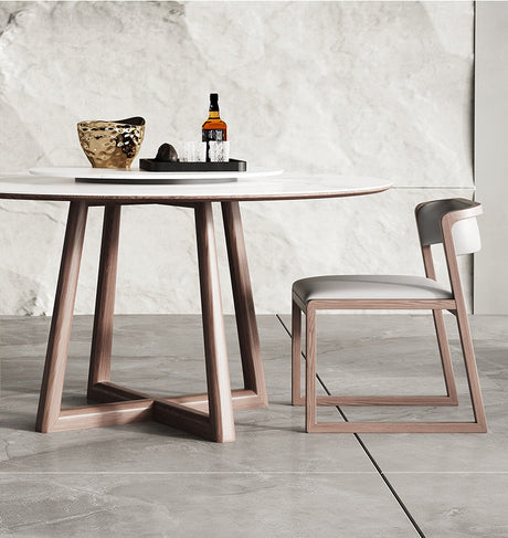 OROMA Cordoba Minimalist Solid Wood Dining Set from OROMA