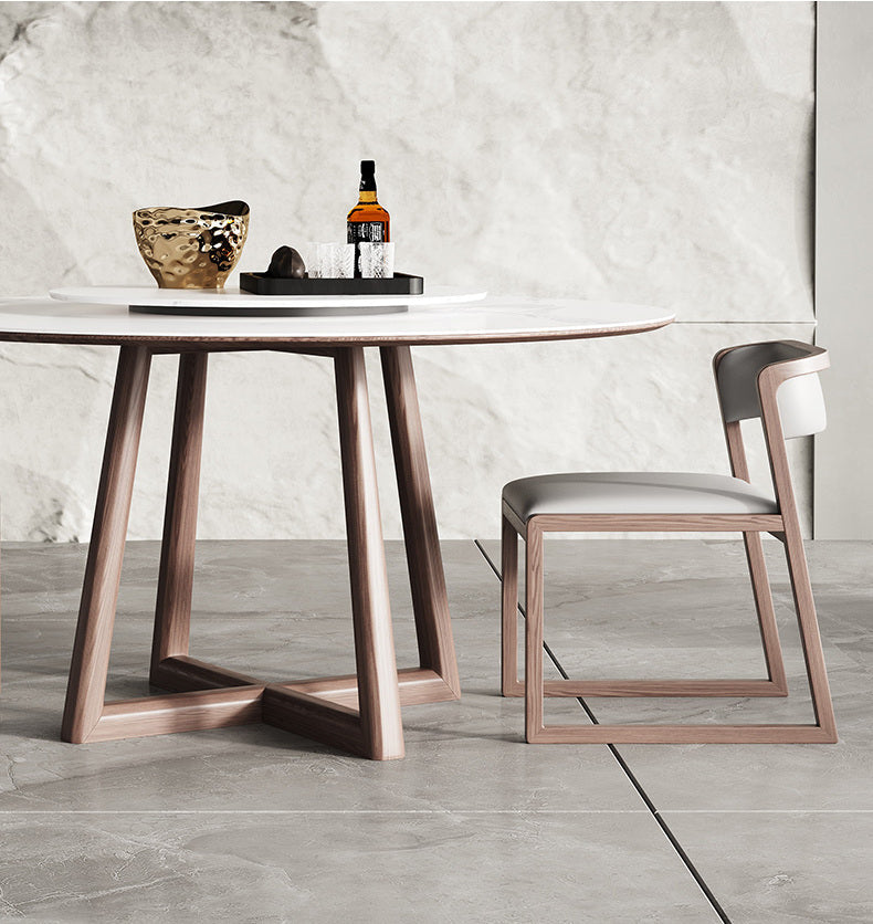 OROMA Cordoba Minimalist Solid Wood Dining Set from OROMA