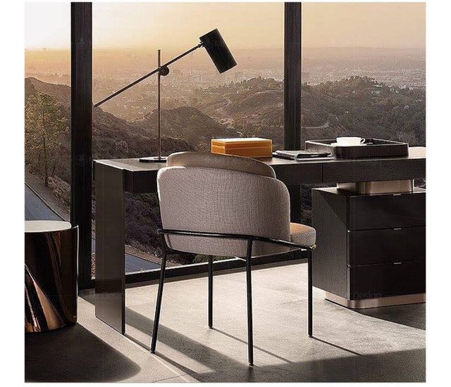 OROMA Keisuke Minimalistic Metal High Chair for Home Use from OROMA