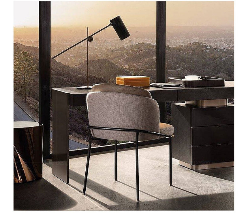 OROMA Keisuke Minimalistic Metal High Chair for Home Use from OROMA