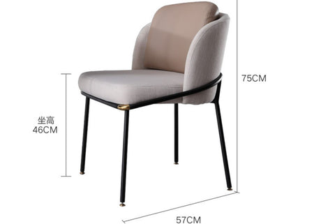 OROMA Keisuke Minimalistic Metal High Chair for Home Use from OROMA