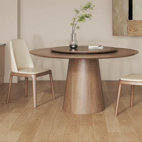 OROMA Seraphine Elegant Black Walnut Round Dining Set from OROMA