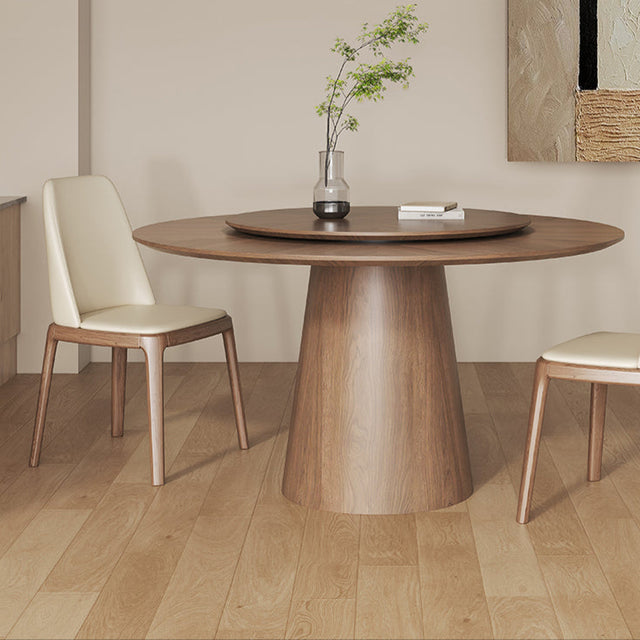 OROMA Seraphine Elegant Black Walnut Round Dining Set from OROMA