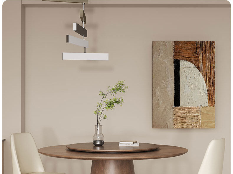OROMA Seraphine Elegant Black Walnut Round Dining Set from OROMA