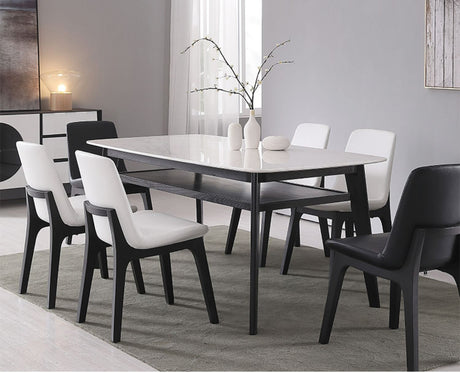 OROMA Zephyra Contemporary Leather High Chair from OROMA