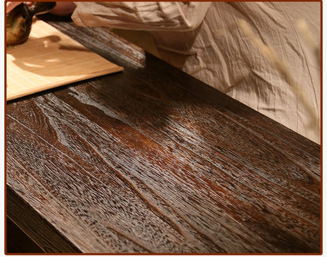 PAULOWNIA Akihiko Elegant Resonance Table with Stool from PAULOWNIA