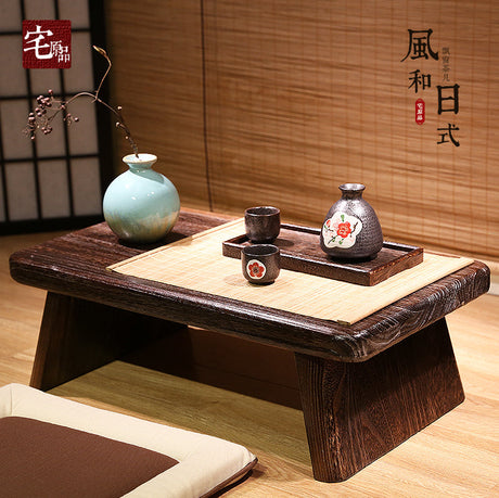 PAULOWNIA Akihiko Minimalist Solid Wood Tatami Table from PAULOWNIA