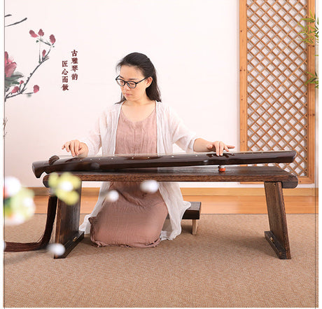 PAULOWNIA Akihiko Portable Folding Zen Desk Stool from PAULOWNIA