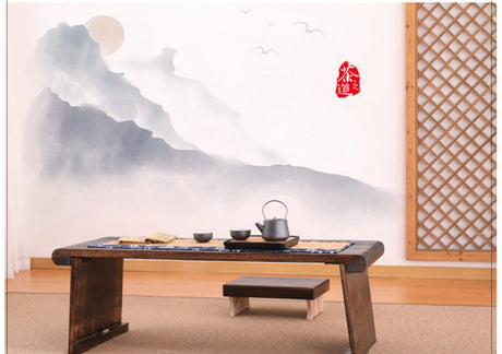 PAULOWNIA Akihiko Portable Folding Zen Desk Stool from PAULOWNIA