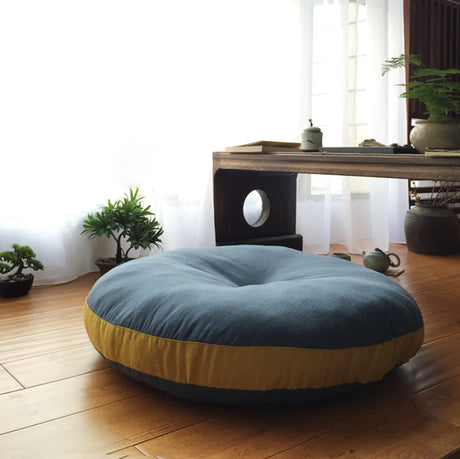 PAULOWNIA Akihiko Soft Cotton-Linen Yoga Seat Pillow from PAULOWNIA