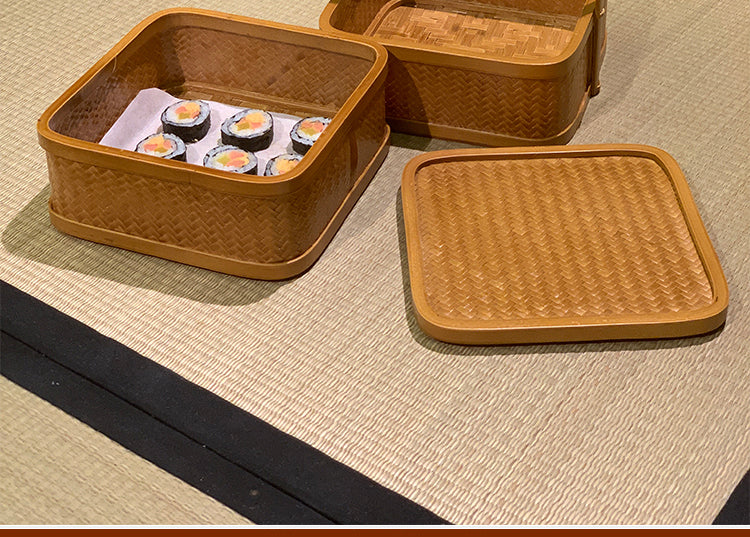 PAULOWNIA Elowen Rustic Double-Layer Basket Storage System from PAULOWNIA