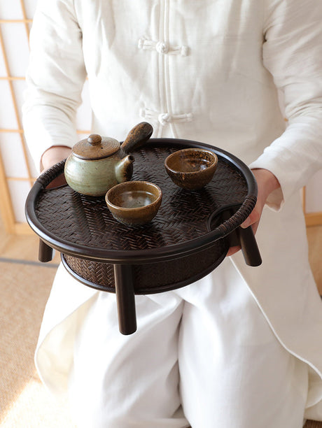 PAULOWNIA Harukaze Elegant Bamboo Tea Set from PAULOWNIA