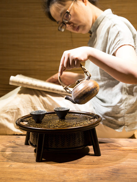 PAULOWNIA Harukaze Elegant Bamboo Tea Set from PAULOWNIA