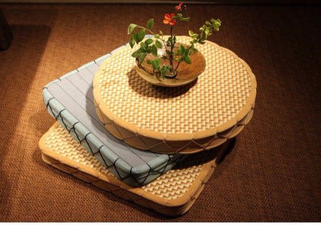 PAULOWNIA Haruki Cozy Japanese Tatami Cushion from PAULOWNIA