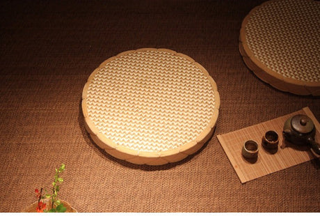 PAULOWNIA Haruki Cozy Japanese Tatami Cushion from PAULOWNIA