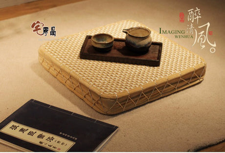 PAULOWNIA Haruki Cozy Japanese Tatami Cushion from PAULOWNIA