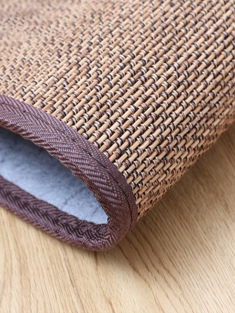 PAULOWNIA Haruki Eco-Friendly Round Yoga Mat Tatami Craft from PAULOWNIA