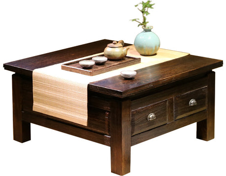 PAULOWNIA Haruki Elegant Solid Wood Coffee Table from PAULOWNIA