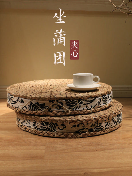PAULOWNIA Haruki Plush Cozy Tatami Bay Window Cushion from PAULOWNIA