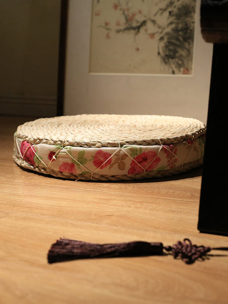 PAULOWNIA Haruki Plush Cozy Tatami Bay Window Cushion from PAULOWNIA
