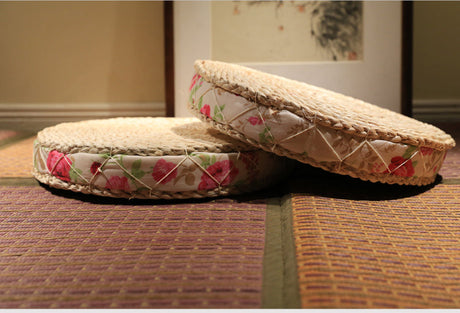 PAULOWNIA Haruki Plush Cozy Tatami Bay Window Cushion from PAULOWNIA