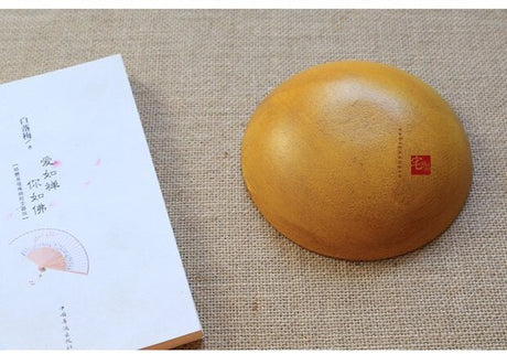 PAULOWNIA Harukiyo Elegant Hand-Painted Wooden Fruit Basin from PAULOWNIA