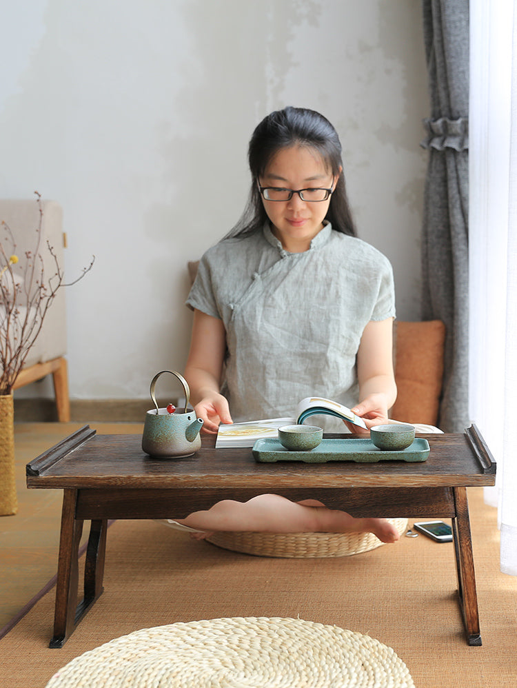 PAULOWNIA Haruko Elegant Solid Wood Coffee Table from PAULOWNIA
