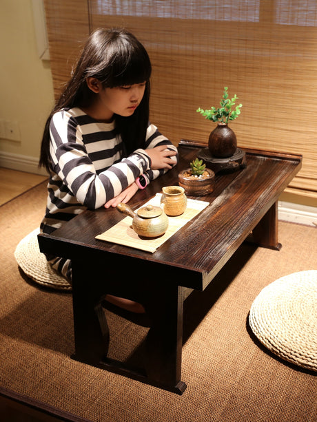PAULOWNIA Haruko Elegant Solid Wood Coffee Table from PAULOWNIA