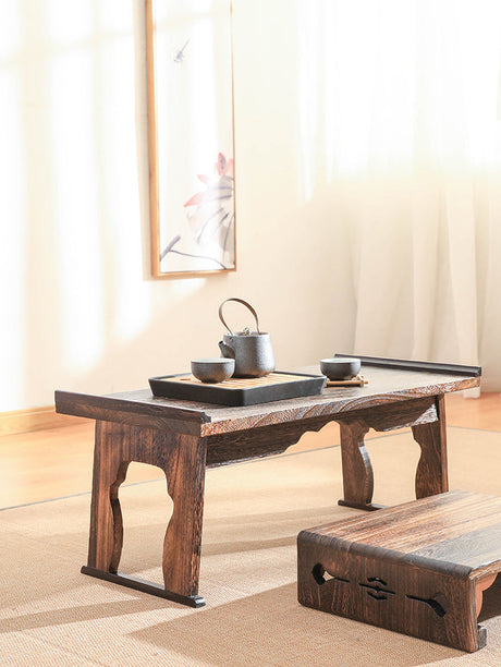 PAULOWNIA Haruko Elegant Solid Wood Coffee Table from PAULOWNIA