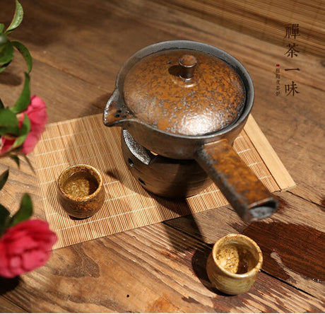 PAULOWNIA Haruto Elegant Handmade Ceramic Tea Set from PAULOWNIA