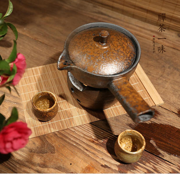 PAULOWNIA Haruto Elegant Handmade Ceramic Tea Set from PAULOWNIA