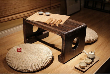 PAULOWNIA Hokkaido Unique Solid Wood Bay Table from PAULOWNIA
