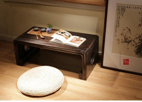 PAULOWNIA Hokkaido Unique Solid Wood Bay Table from PAULOWNIA