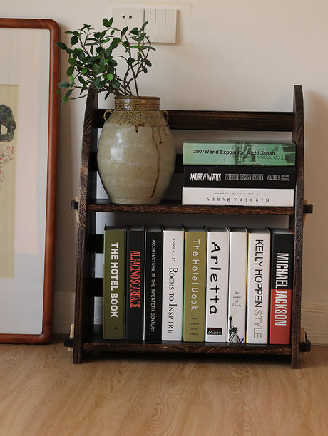 PAULOWNIA Isobel Eco-Friendly Wooden Small Bookshelf from PAULOWNIA