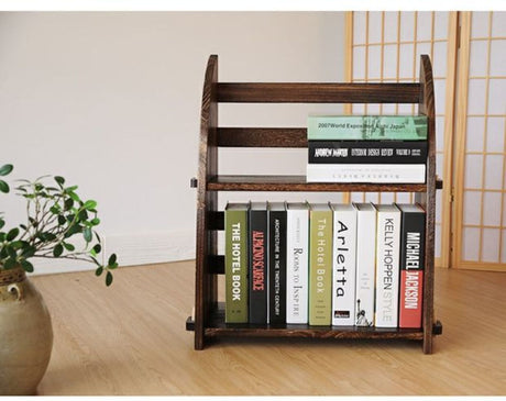 PAULOWNIA Isobel Eco-Friendly Wooden Small Bookshelf from PAULOWNIA