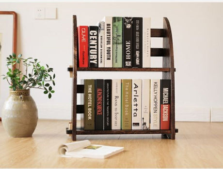 PAULOWNIA Isobel Eco-Friendly Wooden Small Bookshelf from PAULOWNIA