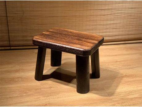 PAULOWNIA Isolde Eco-Friendly Wooden Footstool Coffee Table from PAULOWNIA