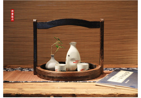 PAULOWNIA Kaori Elegant Vintage Tea Ceremony Fruit Basket from PAULOWNIA