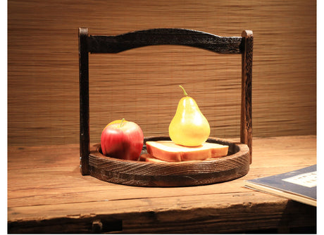 PAULOWNIA Kaori Elegant Vintage Tea Ceremony Fruit Basket from PAULOWNIA