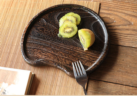 PAULOWNIA Katsumi Elegant Roasted Wood Tray from PAULOWNIA
