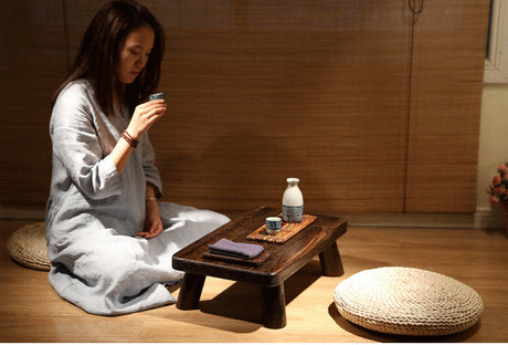 PAULOWNIA Katsumi Sleek Minimalist Solid Wood Coffee Table from PAULOWNIA