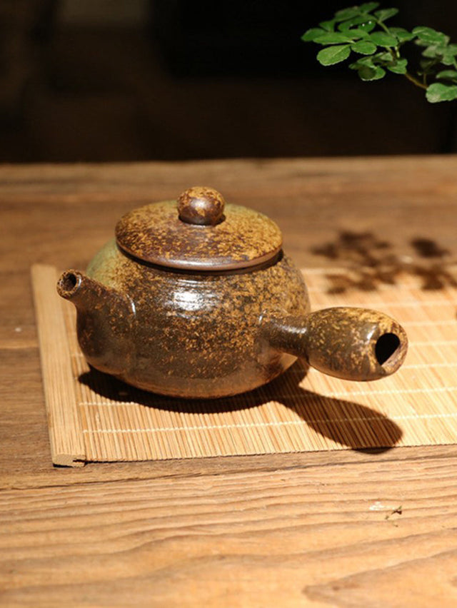 PAULOWNIA Kenji Elegant Handmade Teapot Set from PAULOWNIA